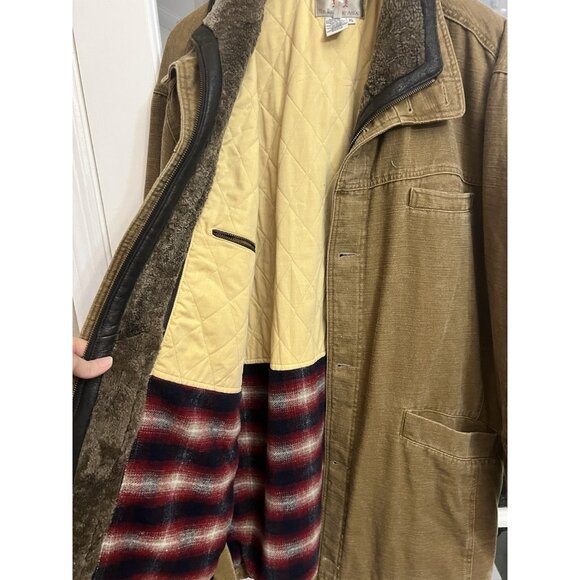 THE TERRITORY AHEAD Men’s Lined Barn Chore Jacket Coat Size XL Brown - Picture 6 of 8